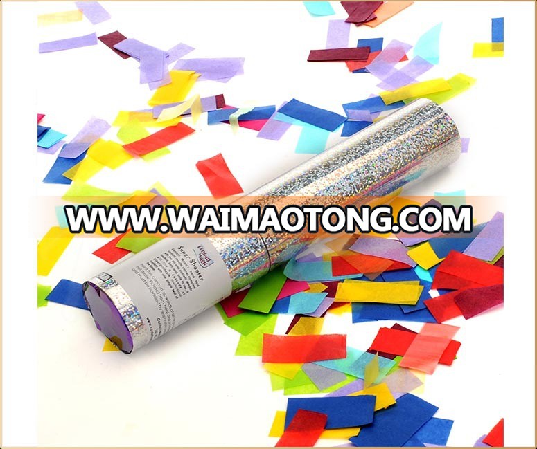 Factory wedding confetti party popper launcher tubes