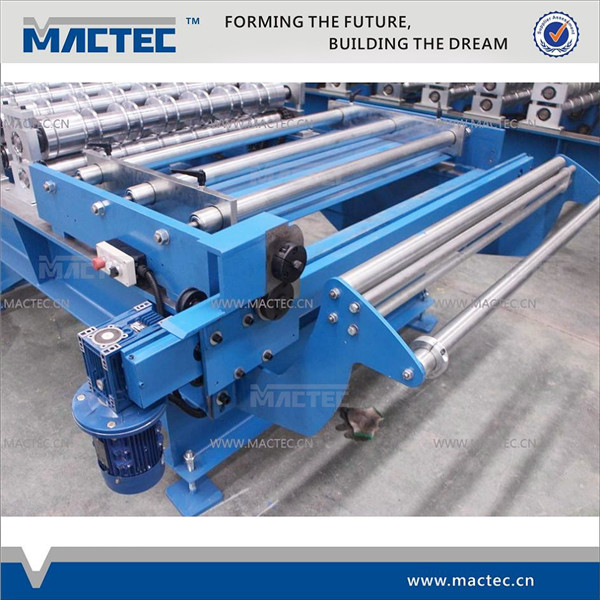 European standard high quality aluminum sheet double deck roll forming machine