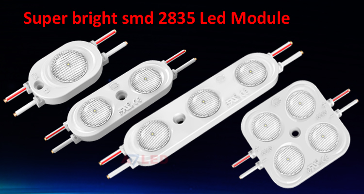 New 4 chips 3W dc 12v smd2835 waterproof outdoor signage lighting 3w module