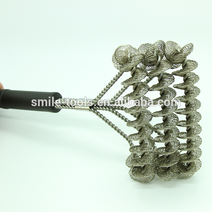 Stainless Steel BBQ Cleaning Grill Brush And Scraper