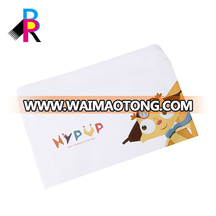 China classical color art paper printing custom durable tissue-lined envelope