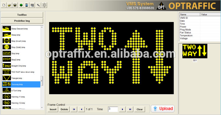 OPTRAFFIC Solar Power Outdoor Traffic Control VMS Sign Mobile Led Screen Message Trailer