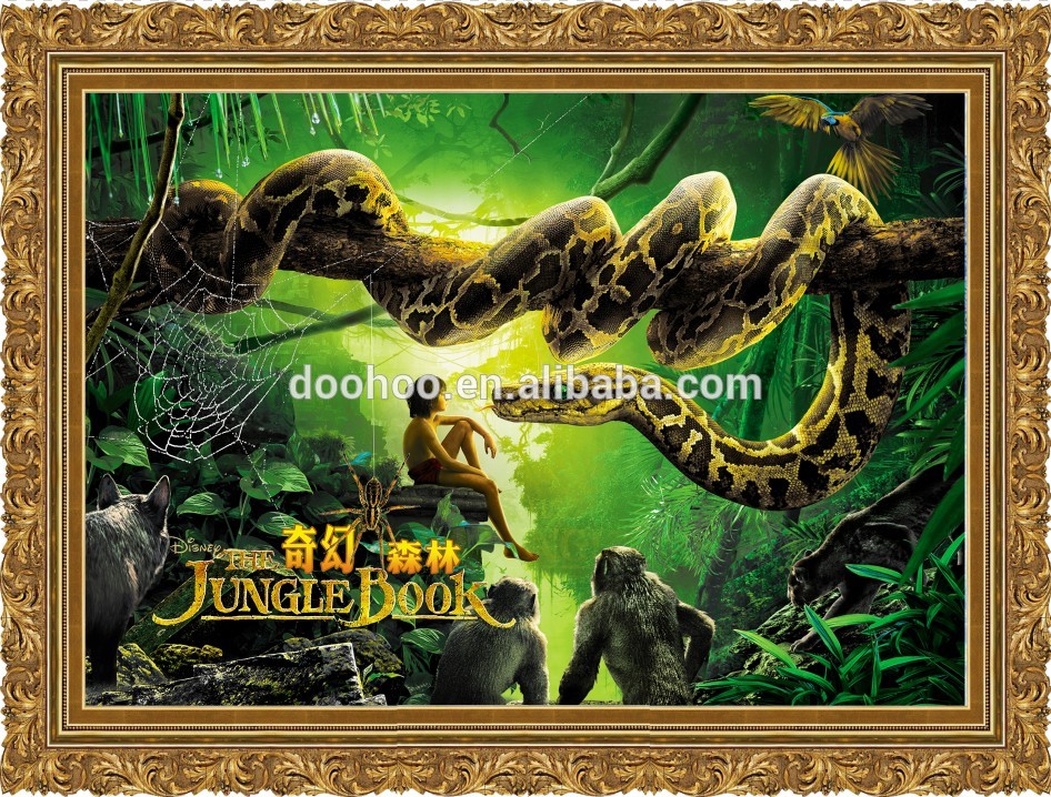 3d lenticular effect wall poster of Animal For Wholesale