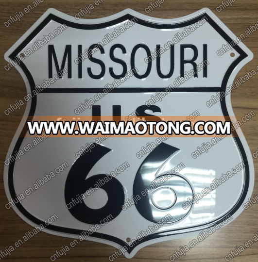 Factory audit Sedex and WCA, metal route 66 signs, shield route 66 metal sign