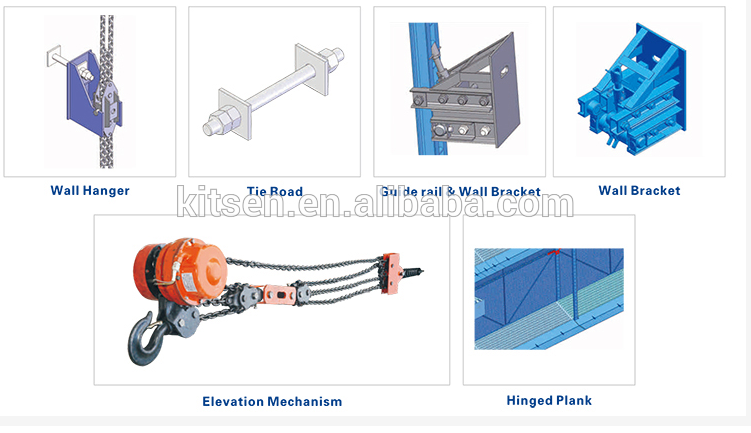 High efficiency Advanced Concrete Formwork Automatic Climbing Scaffolding System