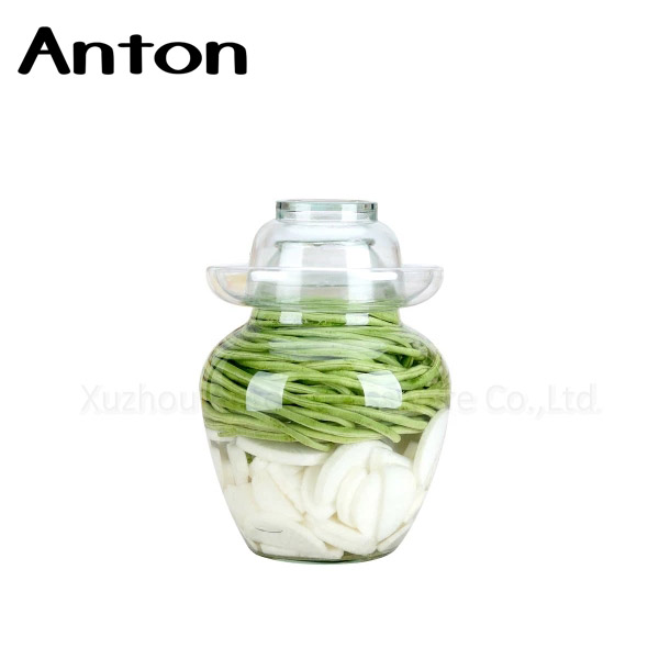 7.5 L Big Capacity glass food storage jars kitchen with glass lid