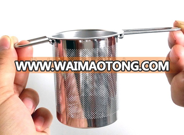 Eco-Friendly New Design Reusable Stainless Steel Leaf Tea Infuser For Mugs &Teapot Easy Clean