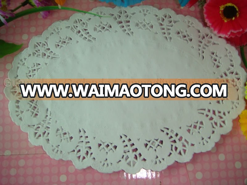 200pcs 35CM*25CM Romantic Embossed Rectangle Paper Doilies Lace