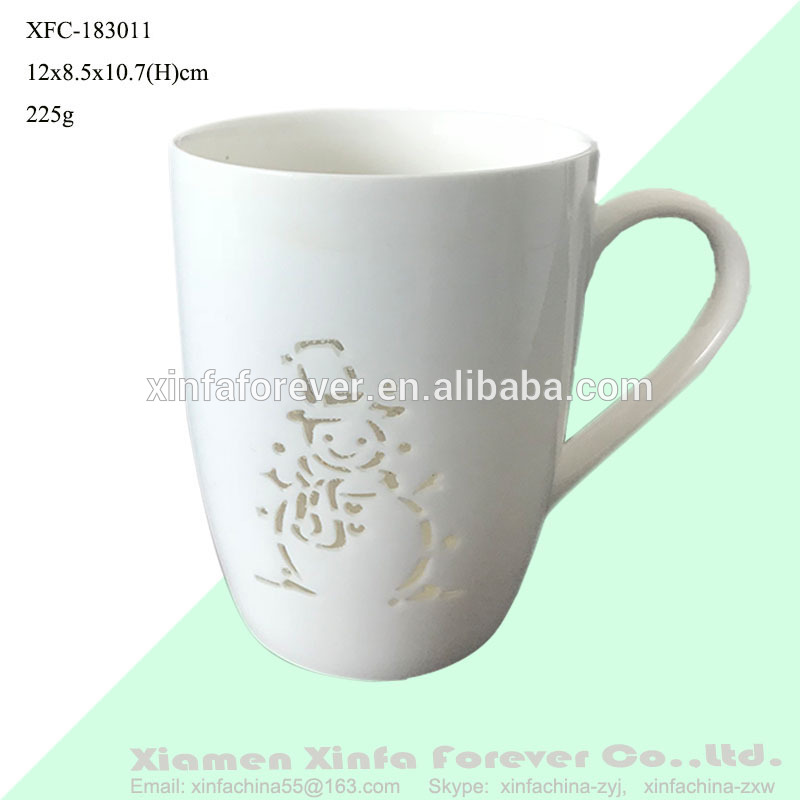 ceramic cup porcelain hollow out coffee mug