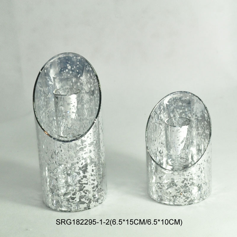 glass candle jars glass candle holder for home decoration