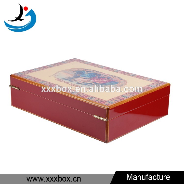 Wholesale popular glossy finishing spanish cedar cigar box