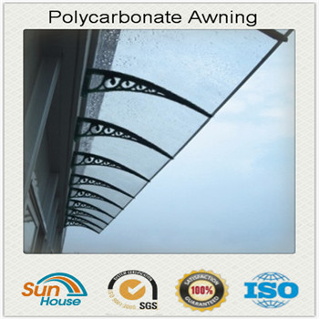 Polycarbonate Door Canopy Porch Awning Shelter