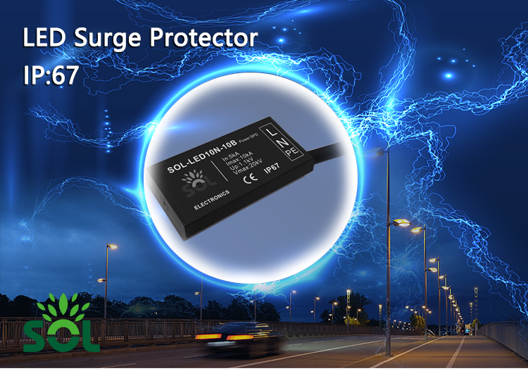 20kV Parallel Connection LED Surge Protector For AC DC Street Light Module