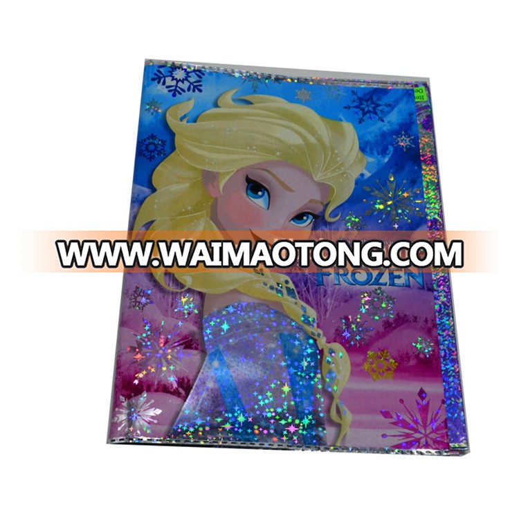 Embossed colored hard pvc book cover