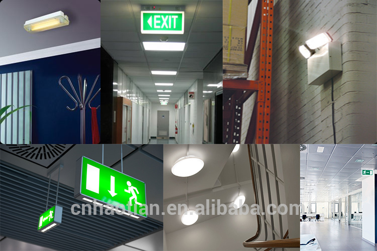 EN60598-2-22 led remote control 2835 SMD emergency lamp exit sign led lighting with CE and RoHS