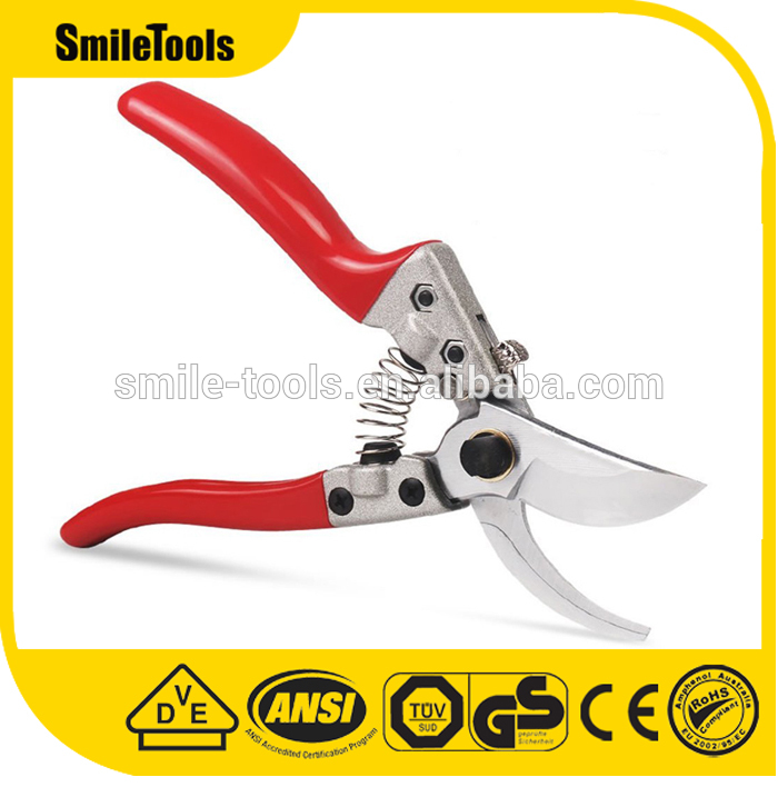 Hand Pruner Clippers Garden Scissors Garden Clippers Tree Cutter Trimmer Secateurs SK-5 Steel Blade with PTFE Coating and Safety