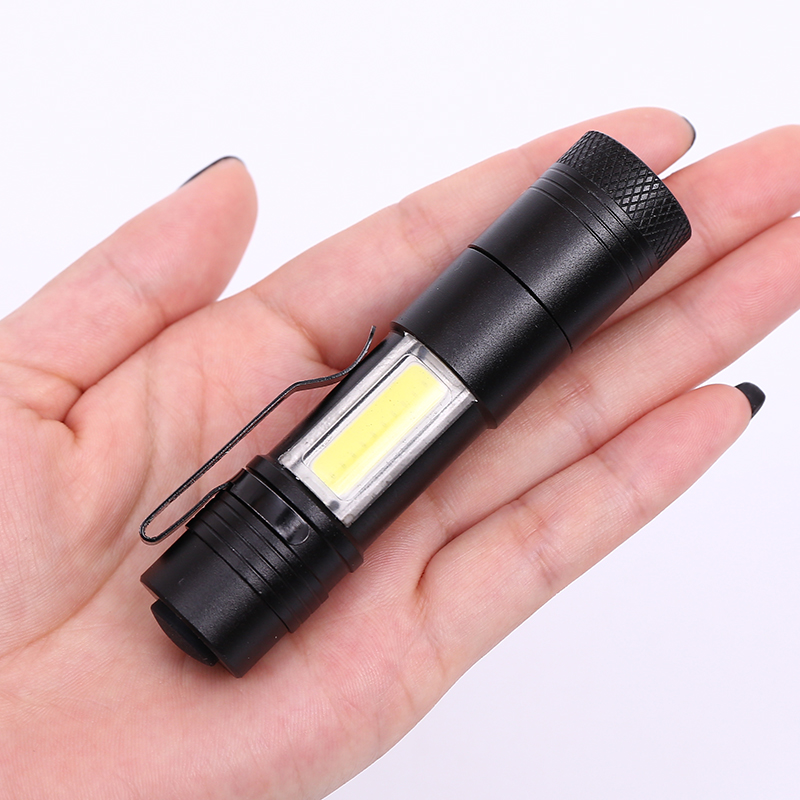 Alibaba Suppliers new design led lighting aluminum alloy mini zoom led torch flashlight 2019