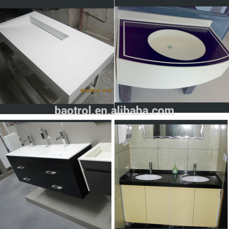 High quality hotel bathroom furniture composite stone solid surface bathtub