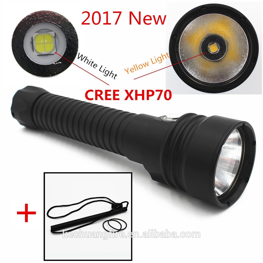 Ultra Bright Led torch led flashlight Rechargeable Xhp70 4000 Lumen led lighting