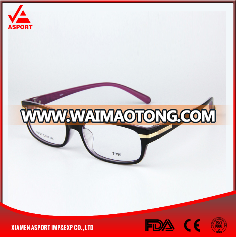 LY-1007 Fashion Design Matt Full-rim TR90 Material Eyeglass Frame Rx