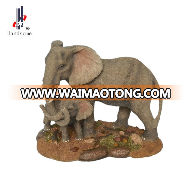 Resin Sculpture Elephant Statues Polyresin Figurine Elephant Statues