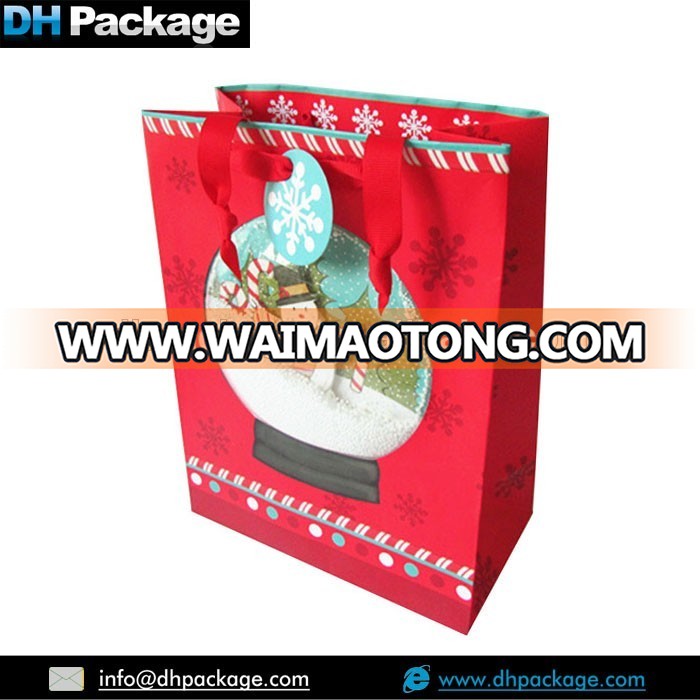 Luxury Quality Jumbo Joyful Snowman Holiday Christmas Gift Bag