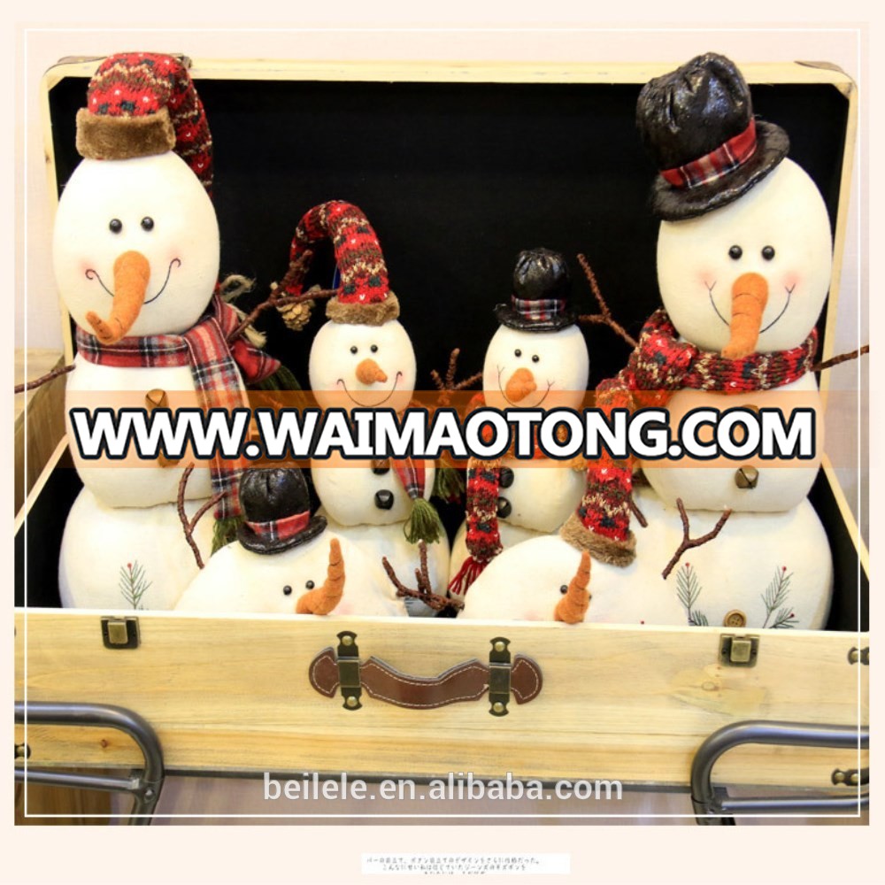 hot linen Christmas snowman doll decoration gift for Christmas