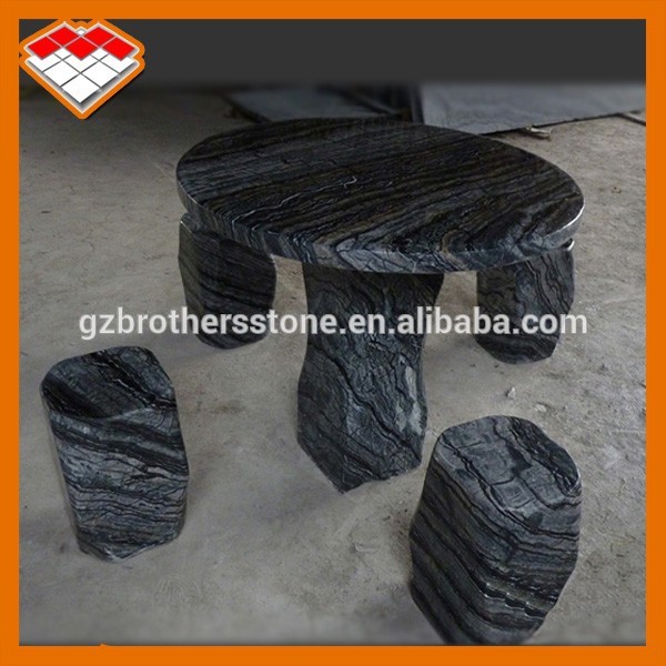 High quality stone design wall tiles black wood marble flooring