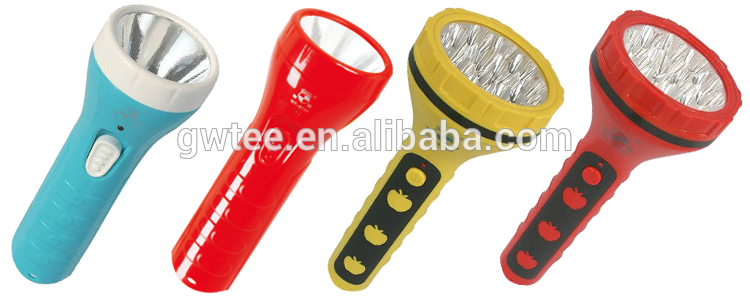 High capacity rechargeable flashlight led flashlight