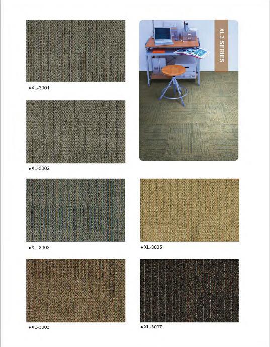 500*500mm 100% polypropylene fiber carpet with best price for office and hotel