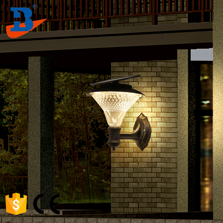 Good reputation factory directly solar led wall light