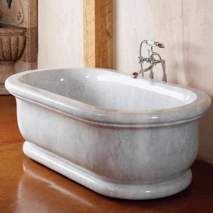 White Marble Stone Bathtub for Sale