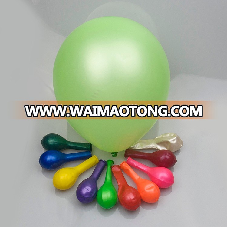 10 inch 2.2gram pear color latex balloons for wedding party decoration