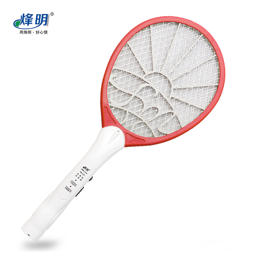 Rechargeable Mosquito Hitting Swatter electrical insect killer bat with LED lamp