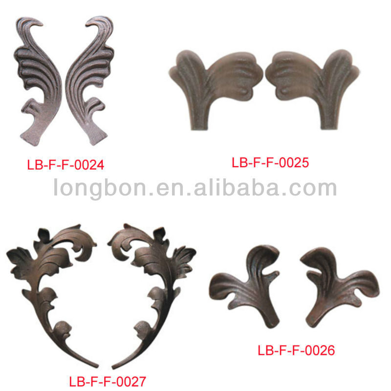 wrought iron fence spears