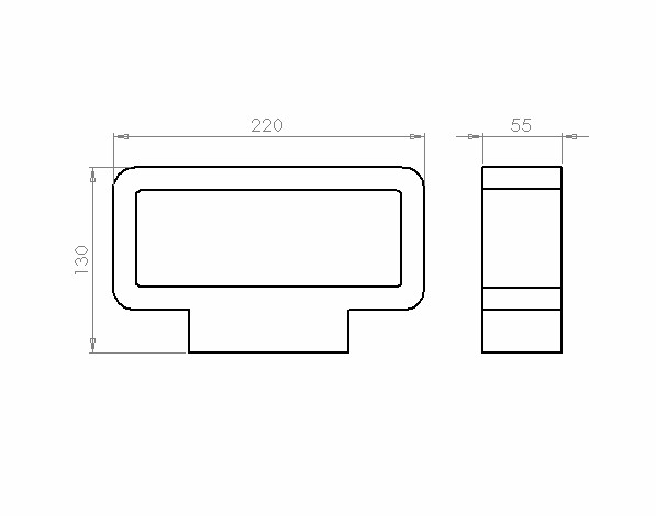 [BYW7006] Radial LED Up Down Light Wall Outdoor