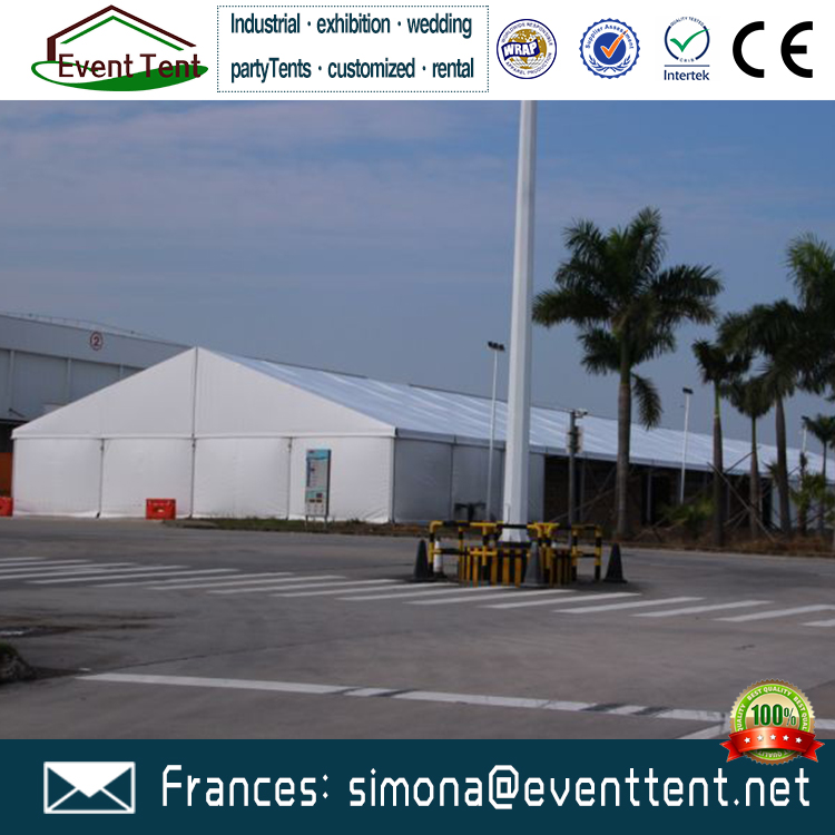 A shape 20x15m tent for warehouse storage