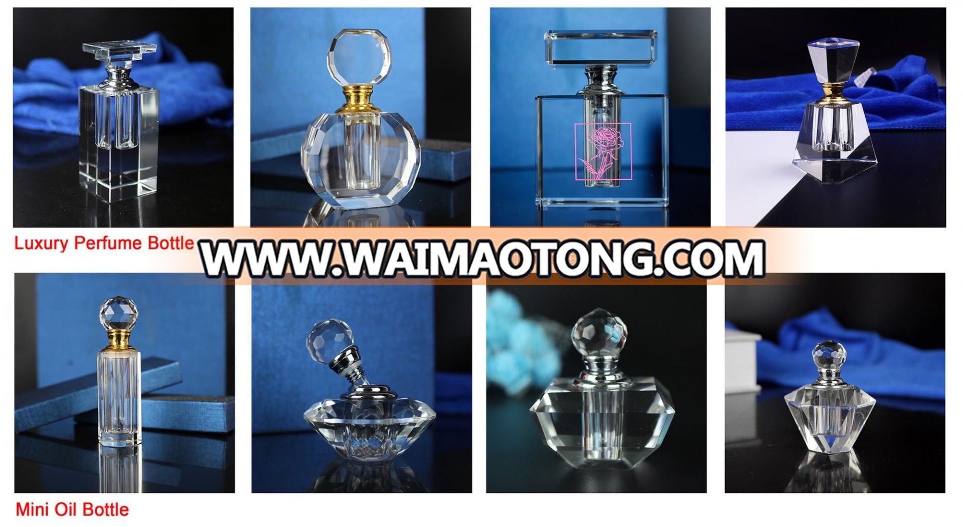 New Coming 3ml Empty Crystal Perfume Bottle for Attar Oil