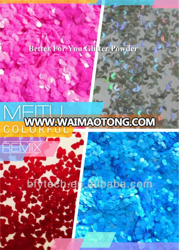 2013 Best seller acrylic plastic glitter powder