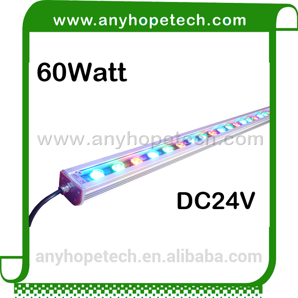 Color changing 48W 60W DC24V led wallwasher rgb