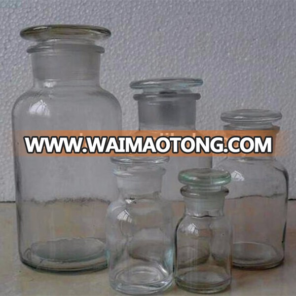 250ml Clear assorted amber glass reagent apothecary bottles