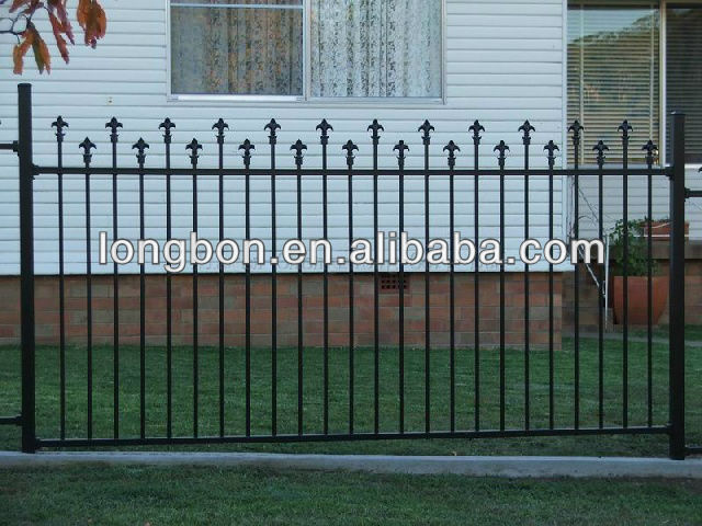 2018 Top sales outdoor artistic iron gate fence