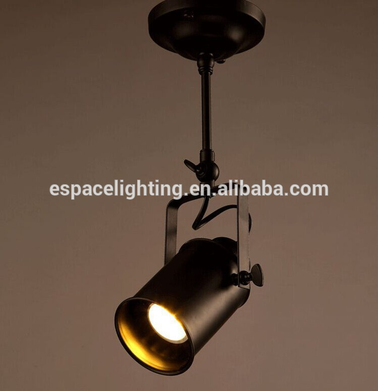 Industrial Black Retro Metal LED Spot Garage Ceiling Lights