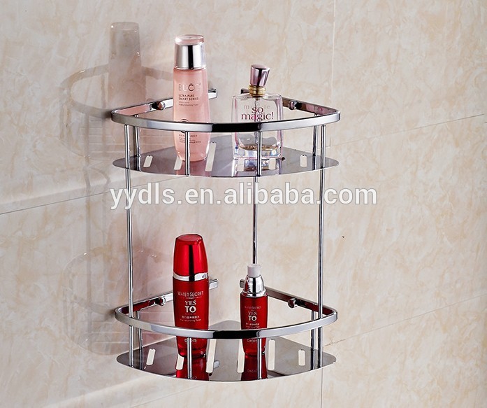 3160B Stainless Steel Bathroom Rack Bathroom Corner Basket Rack