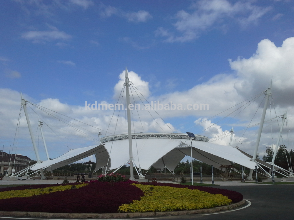 Sun Island Hotel platform tensile membrane structure canopy roof