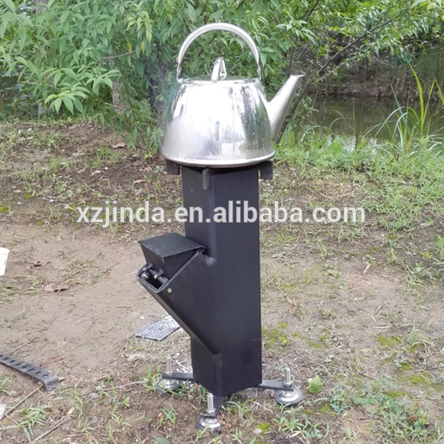 Chinese supplier rocket wood stove small bbq tea kettles stove