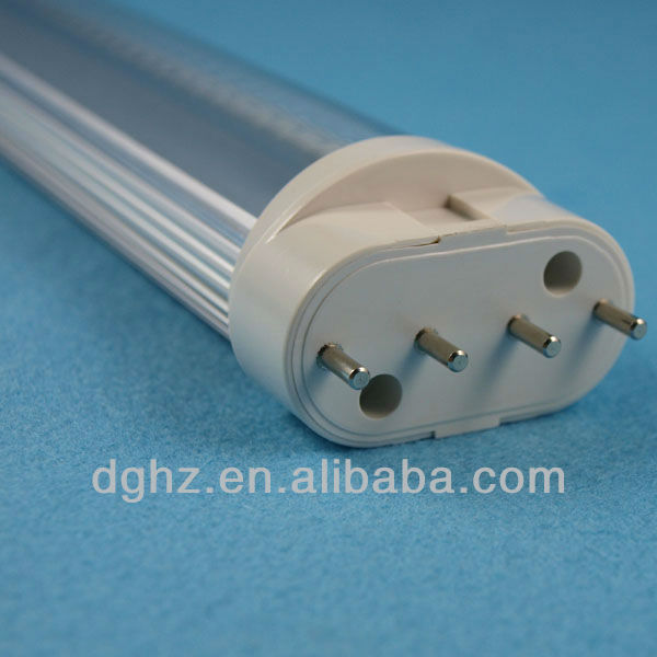 cover + aluminum led tube light casings with 2g11 LED lamp socket in China