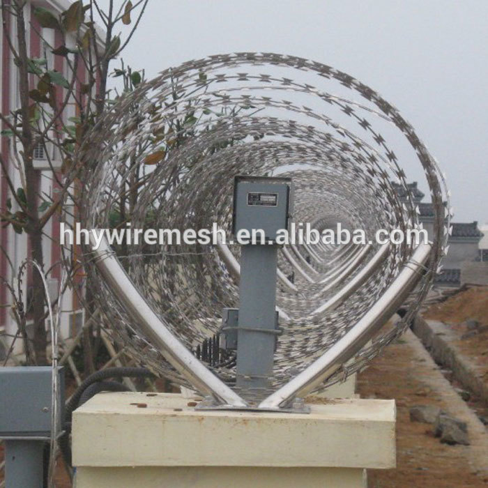 Supply contemporary cheap price high quality crossed razor barbed wire