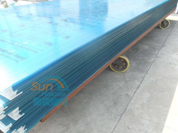 polycarbonate swimming pool cover, transparent roof tile