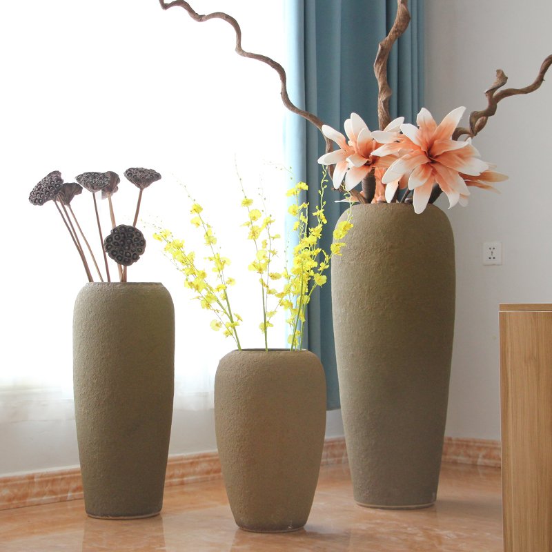 matte green ceramic vase for home decor decorative vases for hotels modern vase